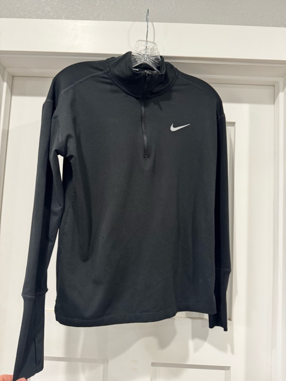 Nike Black Dri-FIT Athletic Quarter-Zip Top